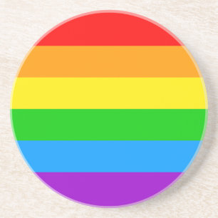 Corey Tijger 80s Vintage Regenboog Zandsteen Onderzetter