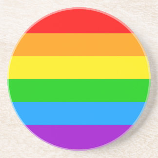 Corey Tijger 80s Vintage Regenboog Zandsteen Onderzetter