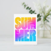 Corey Tijger 80s Zomer Zon Briefkaart (Staand voorkant)