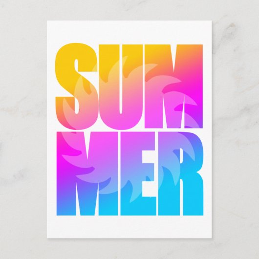 Corey Tijger 80s Zomer Zon Briefkaart (Voorkant)