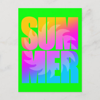 Corey Tijger 80s Zomer Zon Briefkaart