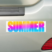 Corey Tijger 80s Zomer Zon Bumpersticker (Op auto)