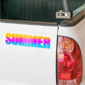 Corey Tijger 80s Zomer Zon Bumpersticker (Op Truck)