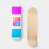 Corey Tijger 80s Zomer Zon Skateboard (Voorkant)