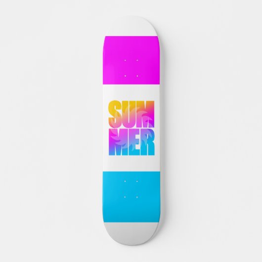 Corey Tijger 80s Zomer Zon Skateboard (Voorkant)