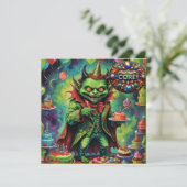 COREY ~ Verjaardag Kaart ~ Eng Wezen ~ (Staand voorkant)