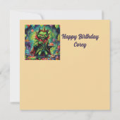 COREY ~ Verjaardag Kaart ~ Eng Wezen ~ (Achterkant)
