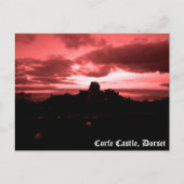 Corfe Castle Briefkaart (Voorkant)