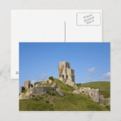 Corfe Castle, Corfe, Dorset, Engeland Briefkaart (Voorkant / Achterkant)