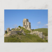 Corfe Castle, Corfe, Dorset, Engeland Briefkaart (Voorkant)