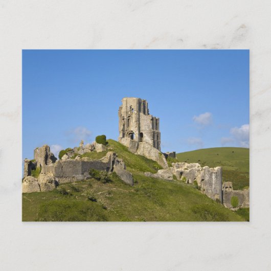 Corfe Castle, Corfe, Dorset, Engeland Briefkaart (Voorkant)