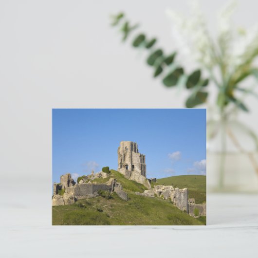 Corfe Castle, Corfe, Dorset, Engeland Briefkaart (Staand voorkant)