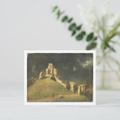 Corfe Castle, Dorset, 1764 (olie op doek) Briefkaart (Staand voorkant)