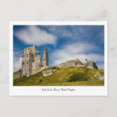 Corfe Castle, Dorset, Briefkaart Verenigd Koninkri (Voorkant)