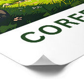 Corfe Castle Dorset Reisprint Poster (Hoek)