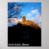 Corfe Castle Poster (Voorkant)