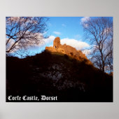 Corfe Castle Poster (Voorkant)