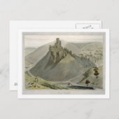 Corfe Castle uit 'Een reis rond Groot-Brittannië' Briefkaart (Voorkant / Achterkant)