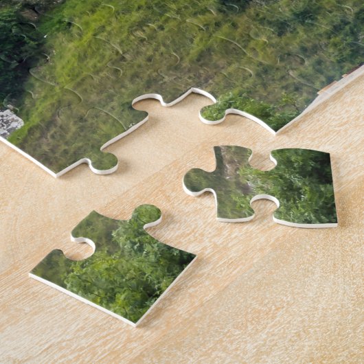 Corfe Castle uitzicht puzzle Legpuzzel (Zijkant)