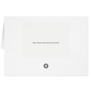 Corfu.Afdrukken van een oorspronkelijke waterverf 