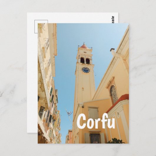 Corfu Briefkaart (Voorkant / Achterkant)