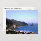 Corfu Briefkaart (Voorkant / Achterkant)