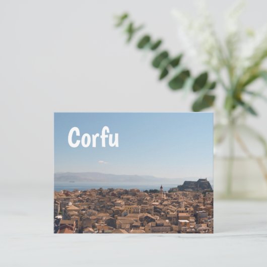 Corfu Briefkaart (Staand voorkant)