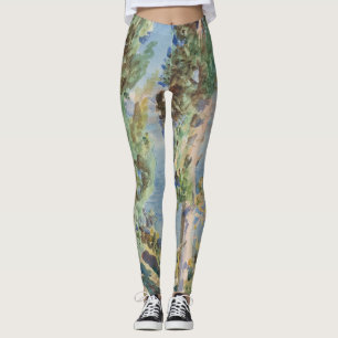 Corfu-cipressen door John Singer Sargent Leggings
