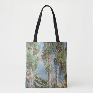 Corfu-cipressen door John Singer Sargent Tote Bag