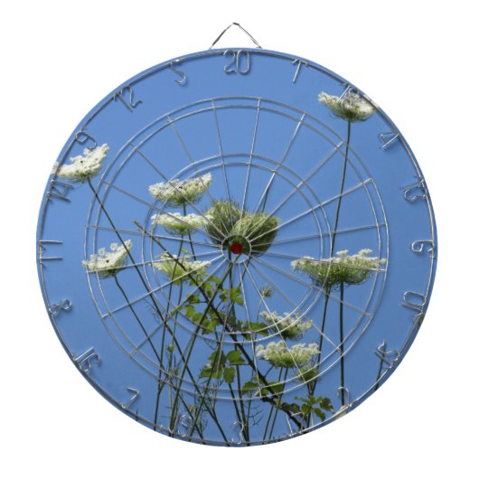 Corfu Cream Wildbloemen Dartbord (Voorkant)