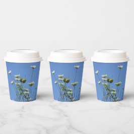 Corfu Cream Wildbloemen Papieren Bekers