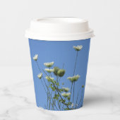 Corfu Cream Wildbloemen Papieren Bekers (Voorkant)