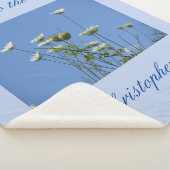 Corfu Cream Wildbloemen Sherpa Deken (3/4)