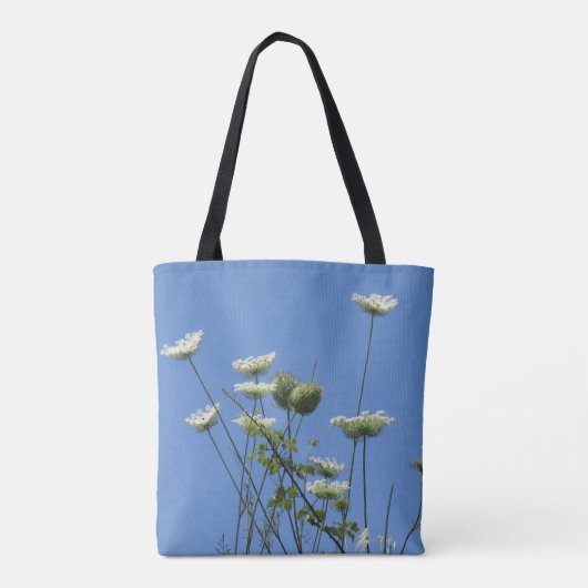 Corfu Cream Wildbloemen Tote Bag (Achterkant)