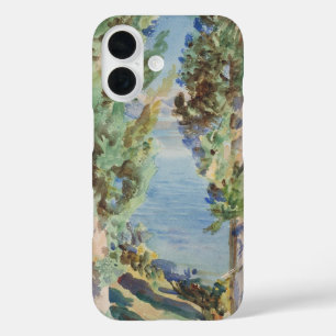 Corfu Cypresses van John Singer Sargent iPhone 16 Hoesje