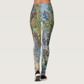 Corfu Cypresses van John Singer Sargent Leggings (Achterkant)