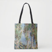 Corfu Cypresses van John Singer Sargent Tote Bag (Voorkant)