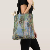 Corfu Cypresses van John Singer Sargent Tote Bag (Dichtbij)