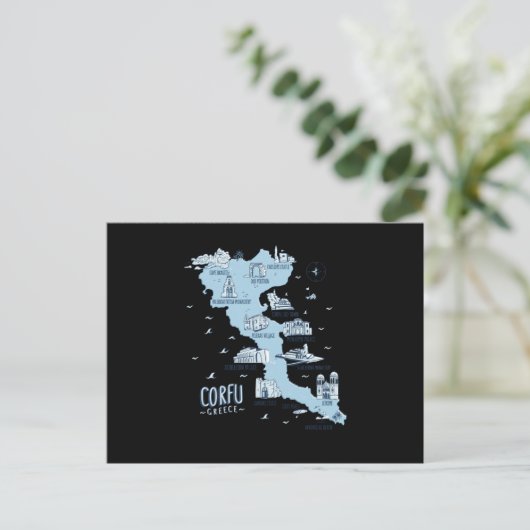 Corfu Greece Corfu Briefkaart (Staand voorkant)