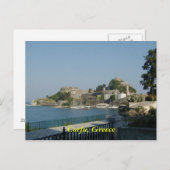 Corfu, Griekenland Briefkaart (Voorkant / Achterkant)