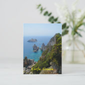 Corfu, Griekenland Briefkaart (Staand voorkant)