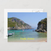Corfu, Griekenland Briefkaart (Voorkant / Achterkant)
