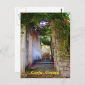 Corfu, Griekenland Briefkaart (Voorkant / Achterkant)