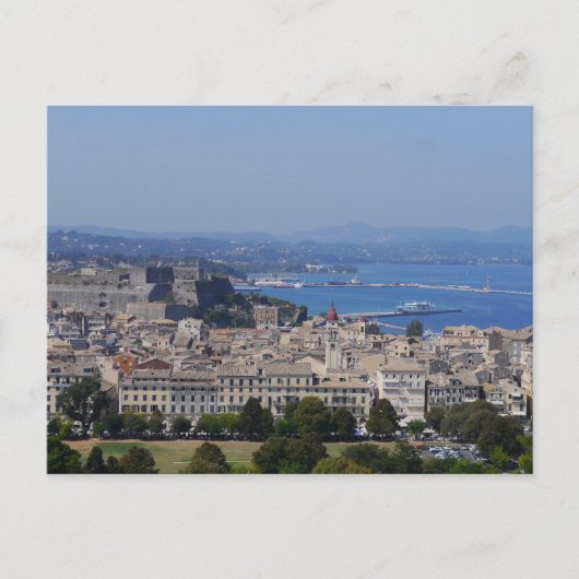 Corfu, Griekenland Briefkaart (Voorkant)