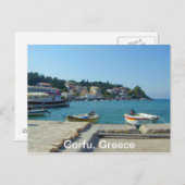 Corfu, Griekenland Briefkaart (Voorkant / Achterkant)