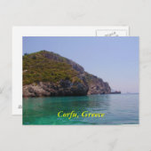 Corfu, Griekenland Briefkaart (Voorkant / Achterkant)