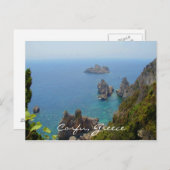 Corfu, Griekenland Briefkaart (Voorkant / Achterkant)
