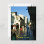 Corfu, Griekenland Briefkaart (Voorkant / Achterkant)