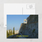 Corfu, Griekenland Briefkaart (Voorkant / Achterkant)