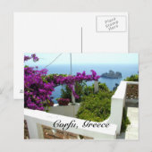 Corfu, Griekenland Briefkaart (Voorkant / Achterkant)